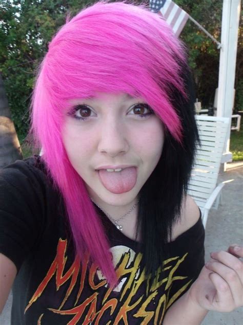 scenes from uk emo lovers2 photo pink and black hair alternative