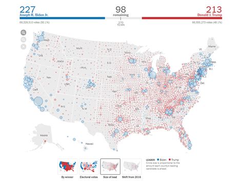 Election Maps Visualizing 2020 U S Presidential Electoral Vote Results