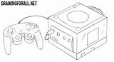 Gamecube Draw Nintendo Drawing Drawingforall Ayvazyan Stepan Electronics Tutorials Posted sketch template