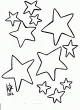 Coloring Star Stars Pages Template Printable Drawing Clipart Line Print Kids Cartoon Moon Templates Shooting Colouring Blank Outline Cliparts Adult sketch template