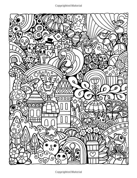 angela porters doodleworlds detailed coloring pages coloring books