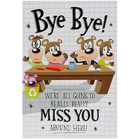amazoncouk funny goodbye cards