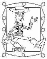 Woody Sheriff Coloring Pages Colouring Toy Story Color Gif sketch template