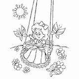 Summertime Swing Coloring Pages Butterfly Surfnetkids sketch template