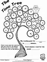 Time Worksheets Fun Reading Coloring Telling Summer Book Printable Tree Program Read School Pages Color Keeping Track Great Teaching Esl sketch template