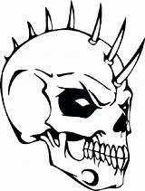 Skull Evil Scary Drawing Coloring Pages Skulls Clipartmag Adults sketch template