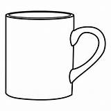 Cup Mug Coffee Coloring Pages Colouring Clipart Drawing Line Measuring Tea Cups Getdrawings Clipartmag Winter Visit Clip sketch template