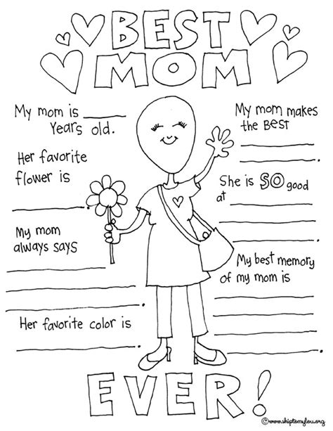 mothers day coloring pages skip   lou
