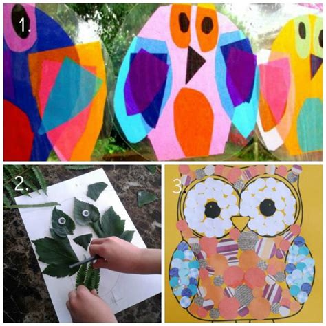 owl arts crafts activities