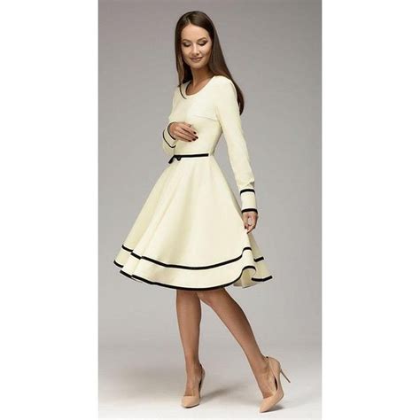 Women Long Sleeve Knee Length Elegant Classy Dress