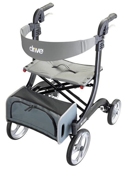 drive devilbiss healthcare nitro rollator lightweight  foldable review
