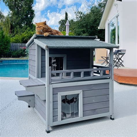buy aivituvin  story cat house enclosure  large balcony indoor