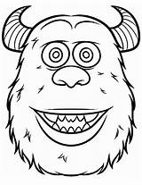 Coloring Inc Sully Monsters Pages Getdrawings sketch template