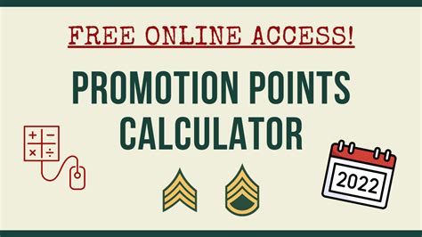 army promotion points calculator