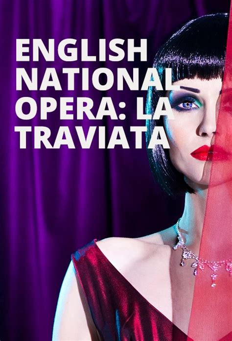 Poster For English National Opera La Traviata Za
