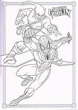 Coloring Spiderman Green Pages Goblin Man Vs Fighting Spider Printable Drawings Lego Colouring Marvel Super Template Movie Superhero Choose Board sketch template