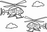 Coloring Helicopters Elicottero Colorare Disegni Getcolorings sketch template