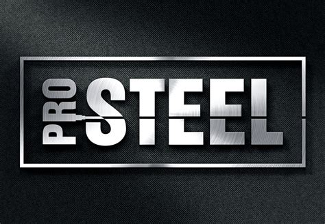 branding logo pro steel  behance