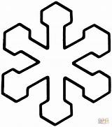 Neve Snowflake Floco Schneeflocke Flocos Malvorlage Estrelas Snowflakes Schneeflocken Malvorlagen Natal sketch template