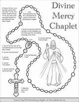 Mercy Chaplet Pray Thecatholickid Lorig Doug sketch template