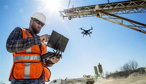 drones   construction industry geospatial world