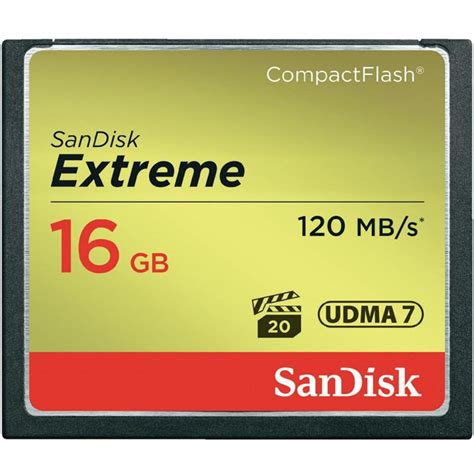Carte Mémoire Compact Flash Sandisk Compactflash Extrême Classe 10