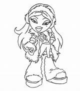 Bratz Coloring Pages Doll Winter Colouring Printable American Drama Total Kids Cloe Girl Print Babyz Color Dolls Sheets Fashion Girls sketch template