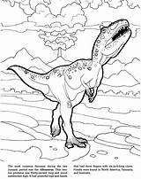 Coloring Allosaurus Jurassic Pages Dinosaurs Color Dinosaur Kids Bubblews Getcolorings sketch template