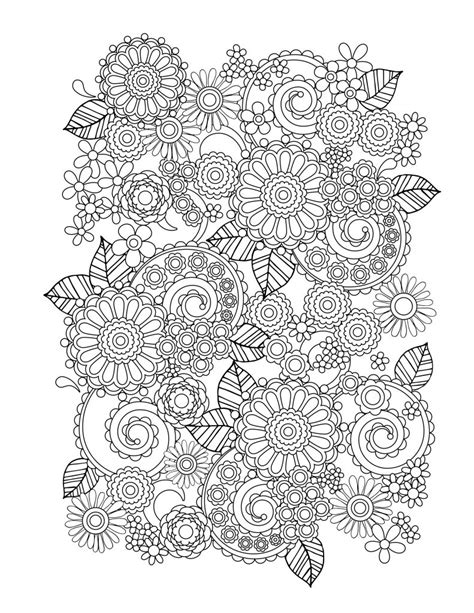 mandala coloring pages  adults flowers repositionable glass