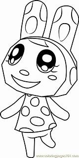 Chrissy Animalcrossing Coloringpages101 sketch template