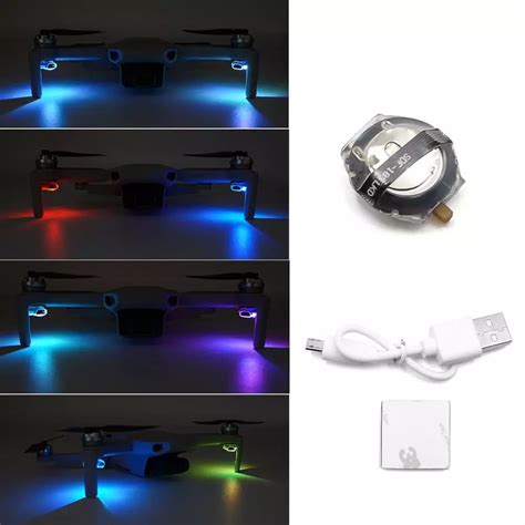mavic mini led lights night flying kit signal lights  color diy chooses  dji mavic drone