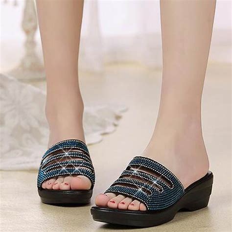 Women Sandals Nice Genuine Leather Women Shoes Sandals