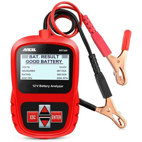 ancel bst auto  car battery tester load tester   cca automotive bad cell test