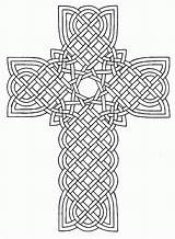 Coloring Celtic Cross Pages Adults Popular Library Clipart Coloringhome sketch template