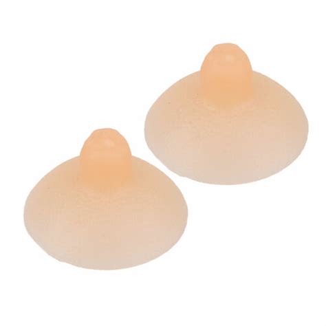 1 Pair Washable Reusable Silicone Nipples For Breast Form Transgender