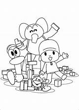 Pocoyo Coloring Pages Getcolorings sketch template