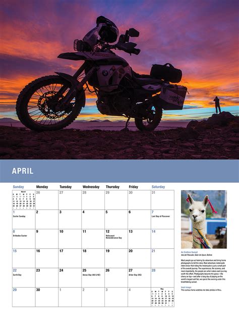 Adventure Motorcycle Calendar 2018 Octane Press
