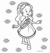 Scout Girl Coloring Pages Printable Cookie Scouts Cool2bkids sketch template