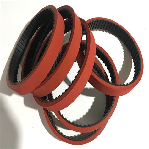power transmission industrial flat drive timing belt rubber timing belt  transmission belts