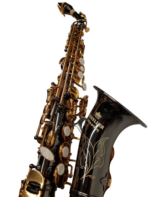 american heritage  curved soprano saxophone black gold