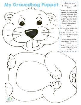 groundhog day activities puppet craft fun facts  worksheets