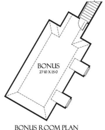 bonus room   plan house plans bonus room