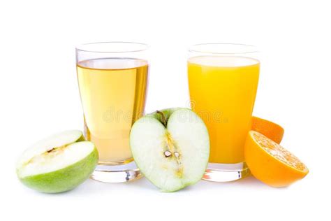 glass  apple  orange juice stock image image  macro tasty