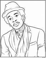 Coloring Rapper Pages Wiz Khalifa Drawing Rappers Lil Wayne Draw Printable Colouring Rap Famous Print Hustle Getcolorings Color Gangsta Fa sketch template