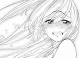 Anime Crying Girl Manga Drawing Sad Depressed Draw Drawings Eye Girls Nisekoi Screaming Sketches Kawaii Cute Getdrawings Komi Coloring Pages sketch template