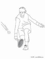 Tennis Coloring Pages Getdrawings sketch template