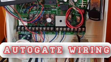autogate wiring diagram week  mourning
