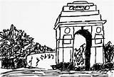 Gate India Drawing Getdrawings sketch template