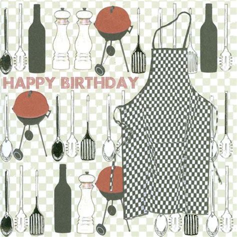 Brilliant Chefs Birthday Card For Someone Who Loves To Cook Happy