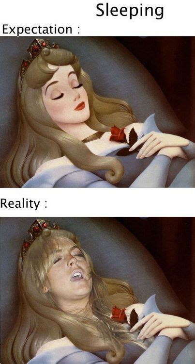 sleeping expectation vs reality